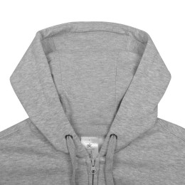 BNC Толстовка мужская Hooded Full Zip серый меланж