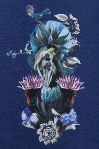 Принтэссенция Толстовка Beauty Sleep, синий меланж