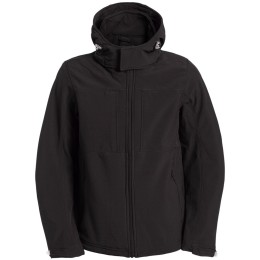 BNC Куртка мужская Hooded Softshell черная