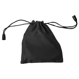 Happy gifts Мешочек подарочный, черный, 9,5х10см, полиэстер
