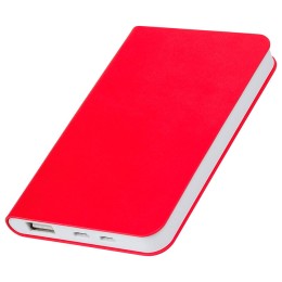 Happy gifts Универсальное зарядное устройство &quot;Softi&quot; (4000mAh),красный, 7,5х12,1х1,1см, искусственная кожа,пл