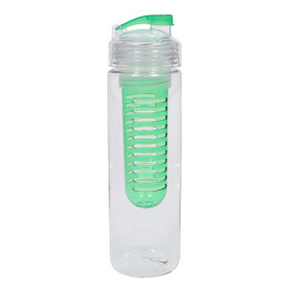 Happy gifts Бутылка для воды "Frutti", пластиковая, с контейнером для ягод и фруктов, 700 мл., зеленый