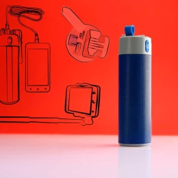 Happy gifts Bluetooth колонка TURBO TUBE с зарядным устройством (2000mAh) и моноподом 