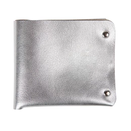Rusgifts Портмоне кожаное, "LOFT SILVER", серебро, кожа натуральная 100%