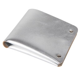 Rusgifts Портмоне кожаное, "LOFT SILVER", серебро, кожа натуральная 100%