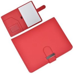 Happy gifts Папка А5 с блокнотом &quot;Classic&quot;,красная,17,5х23х1,7см, искусственная кожа