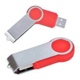 Rusgifts USB flash-карта "Swing" (8Гб),красная,6х2,3х1см,металл,пластик