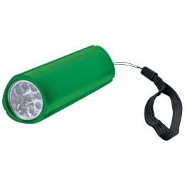 Sale 2014 Фонарь треугольный (9 LED); зеленый; 9,7х3 см; металл; лазерная гравировка