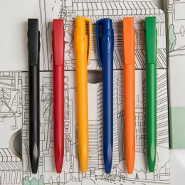 Lecce Pen KIKI MT, ручка шариковая, оранжевый, пластик