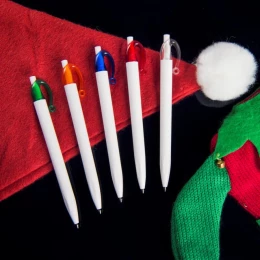 Lecce Pen JOCKER, ручка шариковая, белый, пластик