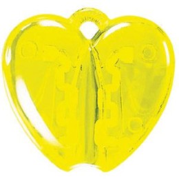 Sale 2014 HEART CLACK, держатель для ручки, прозрачный желтый, пластик
