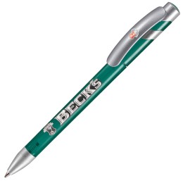 Lecce Pen MANDI SAT, ручка шариковая, зеленый/серебристый, пластик