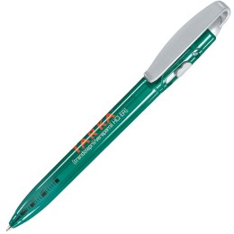 Lecce Pen X-3 LX, ручка шариковая, прозрачный зеленый/серый, пластик