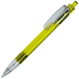 Lecce Pen TRIS LX, ручка шариковая, прозрачный желтый/прозрачный белый, пластик