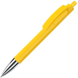 Lecce Pen TRIS CHROME, ручка шариковая, желтый/хром, пластик
