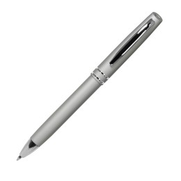 Portobello Шариковая ручка, Consul, нажимной мех-м,корпус-алюминий,покрытие-soft touch,отд.-хром, серебро