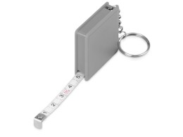 Noname Брелок-рулетка "Дюйм", 1 м., серый