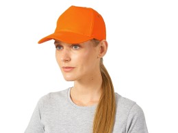 US Basic Бейсболка "New York" 5-ти панельная, оранжевый