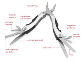 Noname Мультиинструмент-пассатижи в чехле для ношения на поясе