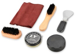 Noname Набор для чистки обуви "Сапфир", черный