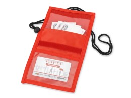 Noname Нагрудное дорожное портмоне со шнурком