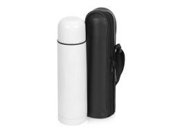 Noname Термос «Ямал» с чехлом, 500мл, белый