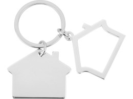 Noname Брелок "Избушка", серебристый