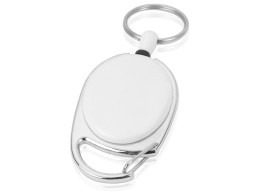 Noname Ретрактор «Слип» с кольцом, белый/серебристый