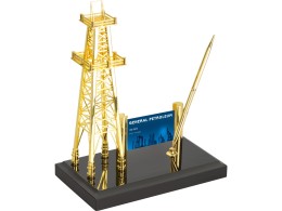 Noname Настольный прибор «Недра», золотистый/черный