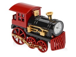 Noname Часы «Паровоз», черный/красный/золотистый