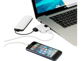 Noname USB Hub "Gaia" на 4 порта, белый