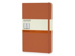Moleskine Записная книжка Moleskine Classic (в линейку) в твердой обложке, Large (13х21см), оранжевый коралл
