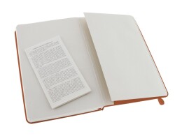 Moleskine Записная книжка Moleskine Classic (в линейку) в твердой обложке, Large (13х21см), оранжевый коралл