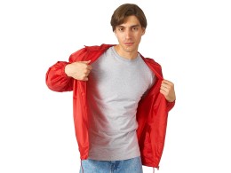 US Basic Ветровка "Promo" мужская с чехлом, красный