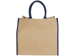 Noname Сумка для покупок, натуральный/темно-синий