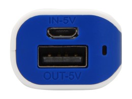 Noname Портативное зарядное устройство (power bank) Basis, 2000 mAh, синий