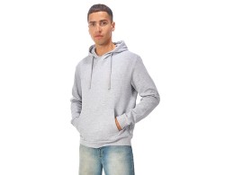 US Basic Толстовка унисекс "Stream" с капюшоном, серый меланж