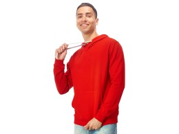 US Basic Толстовка унисекс "Stream" с капюшоном, красный