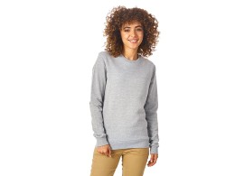 US Basic Свитшот "Motion" унисекс с начесом, серый меланж