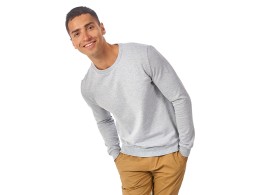 US Basic Свитшот "Motion" унисекс с начесом, серый меланж