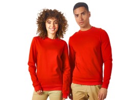 US Basic Свитшот "Motion" унисекс с начесом, красный