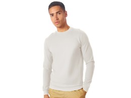 US Basic Свитшот "Motion" унисекс с начесом, белый