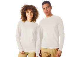 US Basic Свитшот "Motion" унисекс с начесом, белый