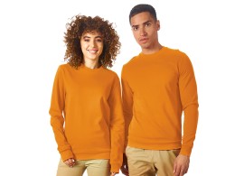 US Basic Свитшот "Motion" унисекс с начесом, оранжевый