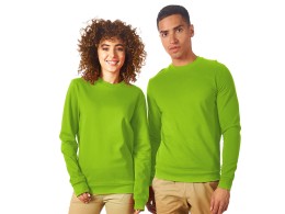 US Basic Свитшот "Motion" унисекс с начесом, зеленое яблоко
