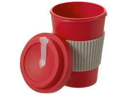 Noname Термокружка "Muffin" из натуральных волокон, красный