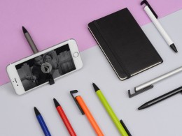 Noname Ручка-подставка шариковая «Кипер Металл», серебристый