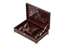 Noname Набор «Подарочный», бордовый/серебристый