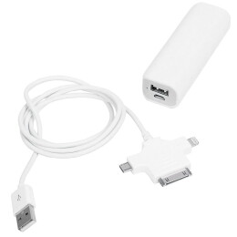 Happy gifts Универсальное зарядное устройство "Powermate" (2200 mAh),9х3х2,2см, пластик