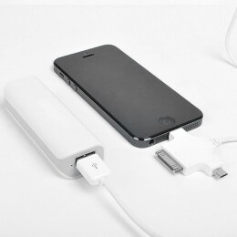 Happy gifts Универсальное зарядное устройство "Powermate" (2200 mAh),9х3х2,2см, пластик
